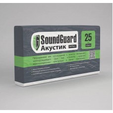 Звукопоглощающая плита SoundGuard ЭкоАкустик 25, 1000x600x25 мм  (4,8 м²)
