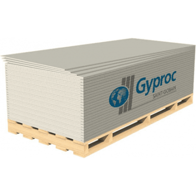 ГКЛ ГИПРОК Оптима | GYPROC Optima гипсокартон обычный 12,5 мм 2500х1200 мм