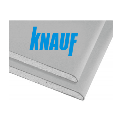 Гипсокартонный лист Knauf (КНАУФ) ГКЛ 2500x1200x9.5 мм (3 м2) обычный