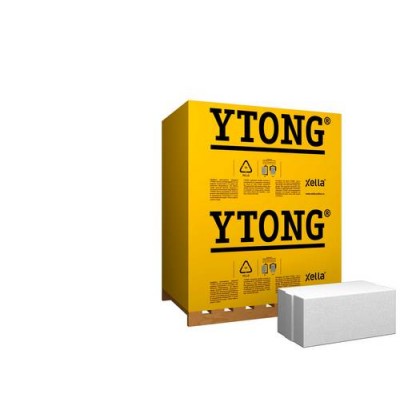Блок Ytong  D500 625х250х100 мм из ячеистого бетона газосиликатный