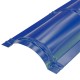Планка конька круглого Colorcoat Prisma R 110 х 2000, 0,5 мм, Met.Blue голубой металлик
