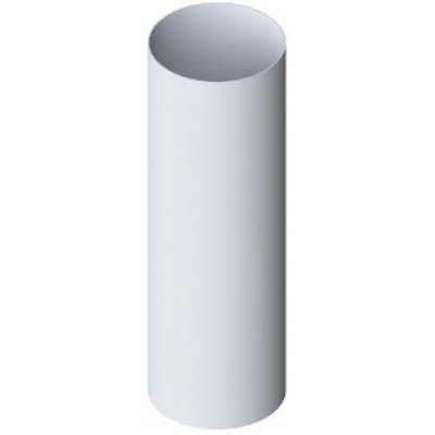 Труба водосточная ПВХ, цвет белый, длина 3 м, диаметр 95 мм
