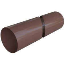 Труба водосточная ПВХ, цвет коричневый, длина 3 м, диаметр 95 мм