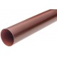 Труба водосточная ПВХ, цвет красный, длина 4м, диаметр 95 мм