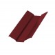 Планка ендовы верхняя NormanMP 76х76x2000, 0,5 мм, RAL 3011 коричнево-красный