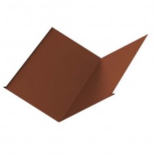Планка ендовы нижняя NormanMP 298х298x2000, 0,5 мм, RAL 8004 коричневая медь