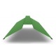 Планка конька плоского Полиэстер 190х190х2000, 0,45 мм, RAL 6002	зеленый лист