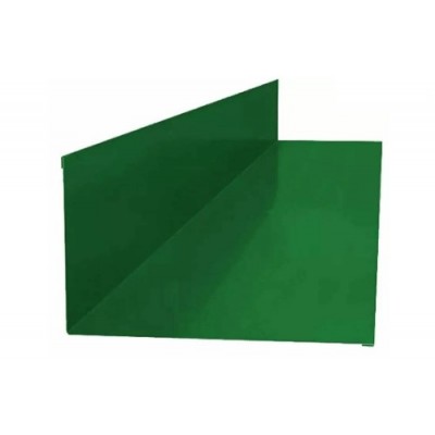 Планка примыкания верхняя NormanMP 250х147x2000, 0,5 мм, RAL 6002 зеленый лист