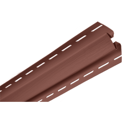 Планка внутренний угол АЛЬТА ПРОФИЛЬ Канада плюс Красно-коричневый  Т-13, 3000 мм