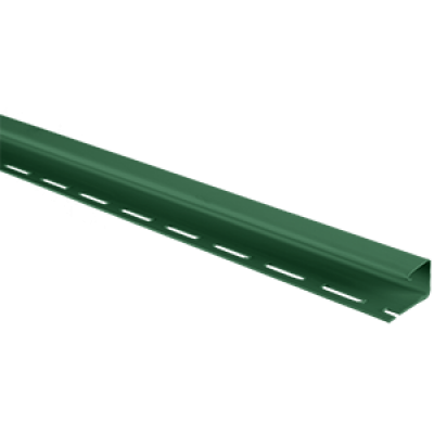 Планка J-trim АЛЬТА ПРОФИЛЬ Канада плюс, Зелёная Т-15, 3000 мм