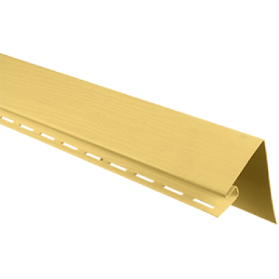 Планка околооконная АЛЬТА ПРОФИЛЬ Канада плюс цвет Жёлтый Т-17, 3000 мм