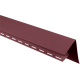 Планка околооконная АЛЬТА ПРОФИЛЬ Альта-Сайдинг цвет Гранатовый Т-17, 3000 мм