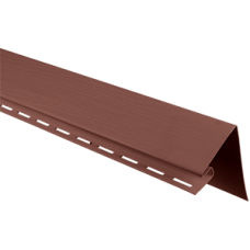 Планка околооконная АЛЬТА ПРОФИЛЬ Канада плюс цвет Красно-коричневый Т-17, 3000 мм