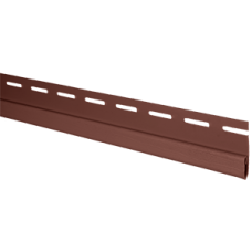 Планка финишная АЛЬТА ПРОФИЛЬ Канада Плюс Красно-коричневая Т-14, 3000 мм