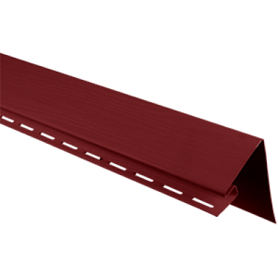 Планка околооконная АЛЬТА ПРОФИЛЬ Канада плюс цвет Красный Т-17, 3000 мм