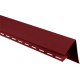 Планка околооконная АЛЬТА ПРОФИЛЬ Канада плюс цвет Красный Т-17, 3000 мм