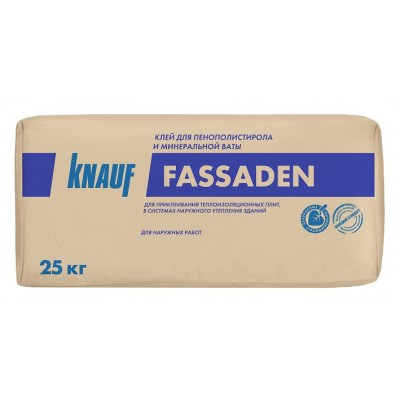 Кнауф Фассаден клей для пенополистирола и минеральной ваты 25 кг