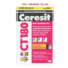 Клей для минераловатных плит Ceresit CT 180 MW Strong Fix 25 кг