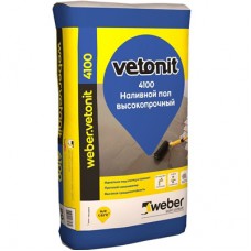 Самовыравнивающийся наливной пол Weber-Vetonit 4100 20 кг