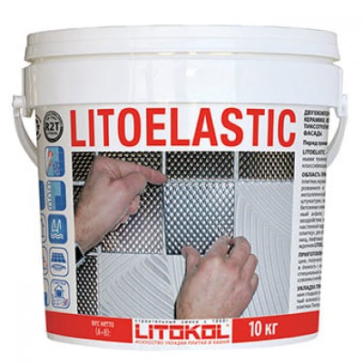 Клей для плитки эпоксидный Litokol Litoelastic 10 кг
