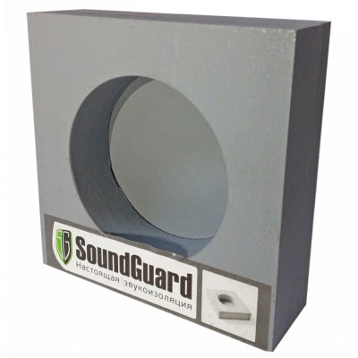 Звукоизоляционный подрозетник SoundGuard ИзоБокс 1 Стандарт, 1 секционный